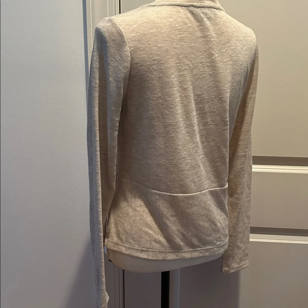 Sanctuary Knot Your Business Knit Top Marshmallow Toast Womens S